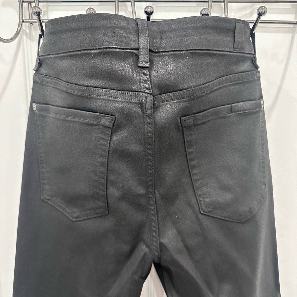 7 for mankind distressed super skinny oil wash - Picture 2 of 6